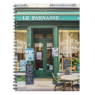 Cuaderno Cafés franceses: La acogedora escena de Versalles.