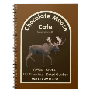 Cuaderno Cafetería de chocolate Moose