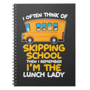 Cuaderno Cafeteria Skipping School Bus Soy la Lanza