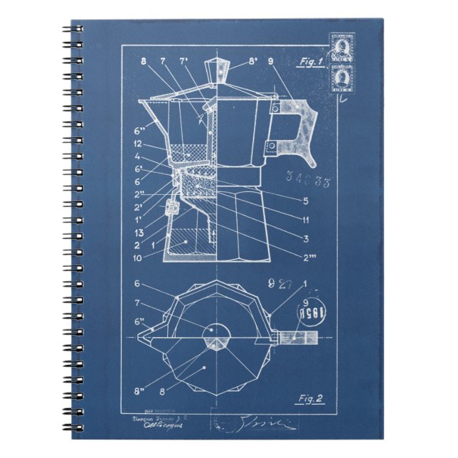 Cuaderno Cafetiere moka expresso bialetti (Frente)