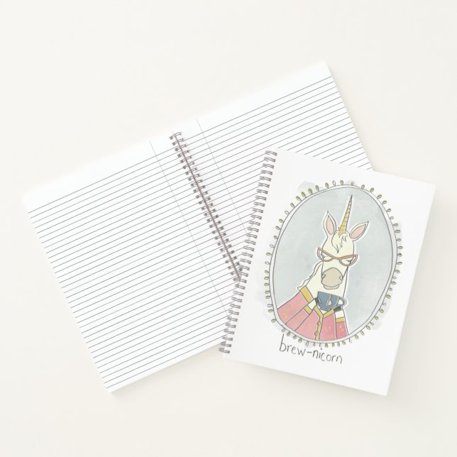 Cuaderno Caffeinated Cutie | Brew Unicorn (Interior)