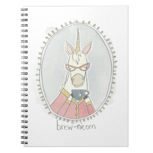 Cuaderno Caffeinated Cutie   Brew Unicorn