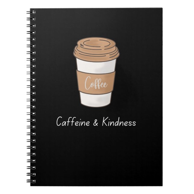 Cuaderno Caffeine y amabilidad (Frente)