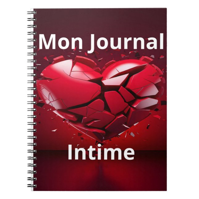 Cuaderno Cahier à spirale de Mon Journal Intime (Frente)