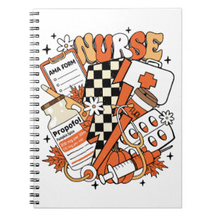 Cuaderno Caída de la enfermera Halloween