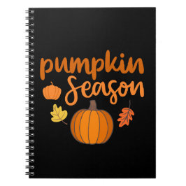 Cuaderno Caída de la temporada de calabazas