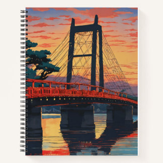 Cuaderno Caída en el puente Ryogoku