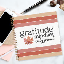 Caída "Gratitude Mindset Daily Journal"