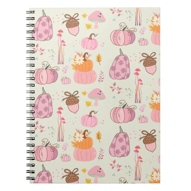 Cuaderno Caída rosa (Frente)