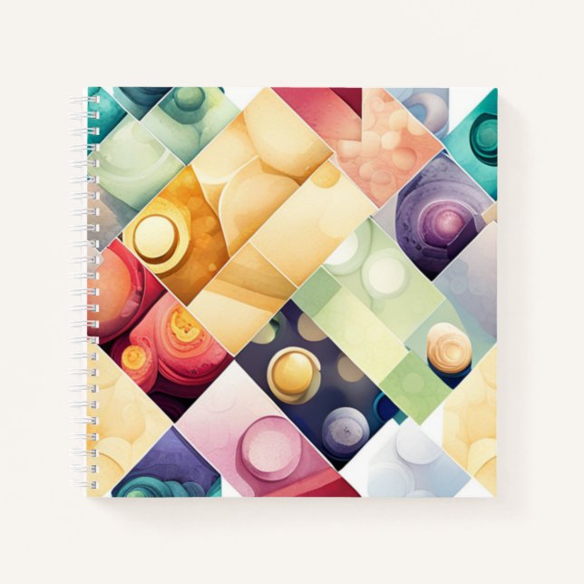 Cuaderno Caídas Geométricas (Anverso)