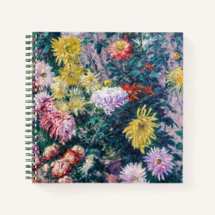 Cuaderno Caillebotte - Crisantemos blancos y amarillos