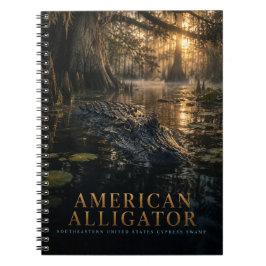 Cuaderno Caimán Americano Pantano de Cipreses ANIMALES