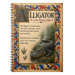 Cuaderno Caimán, Arte de Bestiario Medieval