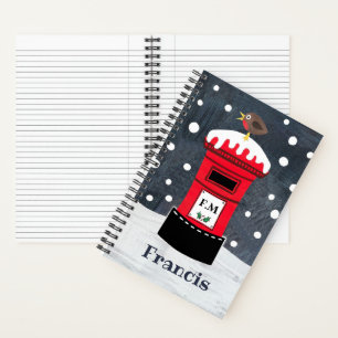 Cuaderno Caja de correos personalizada de Navidades de clas