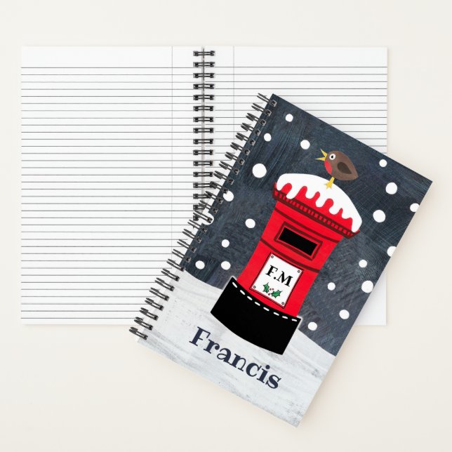 Cuaderno Caja de correos personalizada de Navidades de clas (Interior)