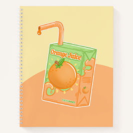 Cuaderno Caja de jugo naranja