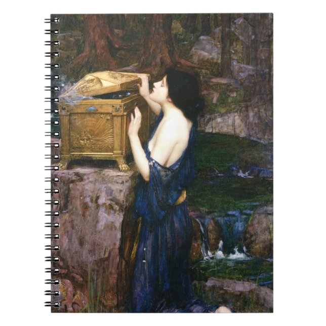 Cuaderno Caja de Pandora - John William Waterhouse (Frente)