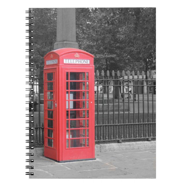 Cuaderno Caja de teléfonos roja de Londres (Frente)