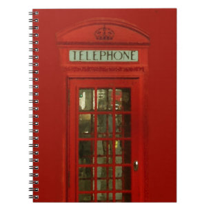 Cuaderno Caja Vintage de teléfono rojo