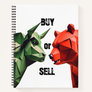 Cuaderno Cajón de toros espirales vs. Bear Market Struggle