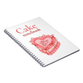 Cuaderno Cake Baking Journal for Favorite Recipes
