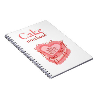 Cuaderno Cake Baking Journal for Favorite Recipes