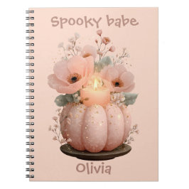 Cuaderno Calabaza Bebé Espeluznante para Niñas