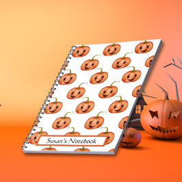 Cuaderno Calabaza Bonita Espiral de Halloween