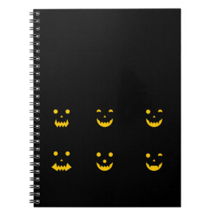Cuaderno Calabaza brillante enfrenta Halloween