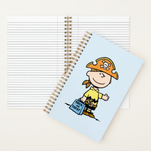 Cuaderno Calabaza Charlie Brown Pirata Halloween