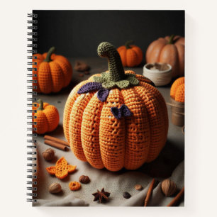 Cuaderno Calabaza crochet