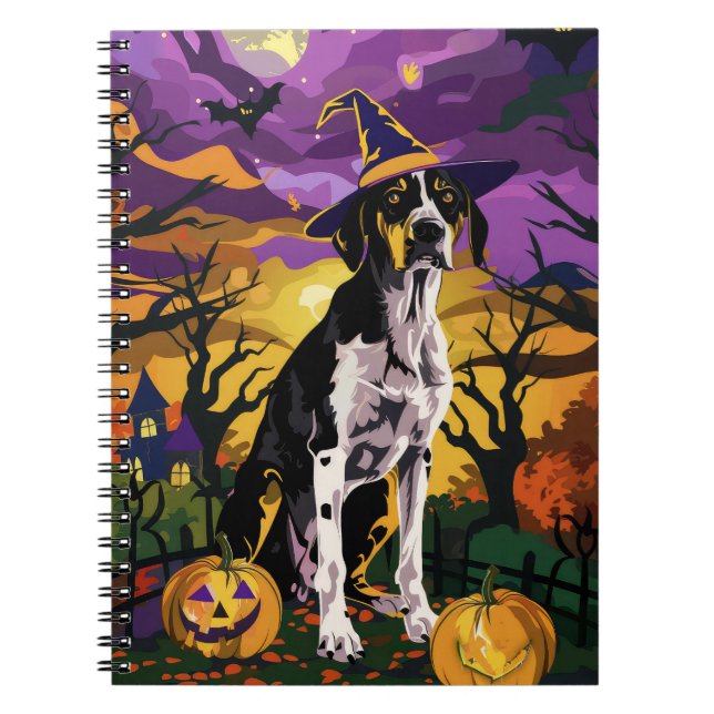 Cuaderno Calabaza de brujas de Halloween para el viajero Tr (Frente)