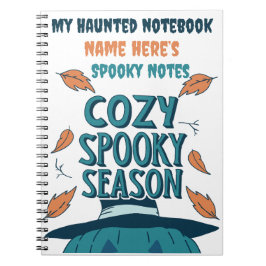 Cuaderno Calabaza de calabaza de Halloween Retro Cosy Spook