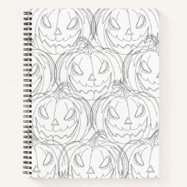 Cuaderno Calabaza de dibujo a lápiz