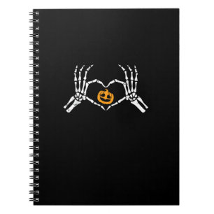 Cuaderno Calabaza de disfraces para el corazón de la mano d