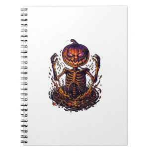 Cuaderno Calabaza de Halloween Portal de Fuego Mágico de Es