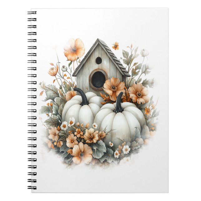 Cuaderno Calabaza de la camisas de la casa de aves (Frente)