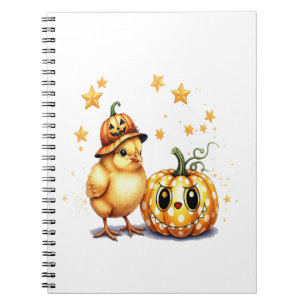 Cuaderno Calabaza de pollo de Halloween