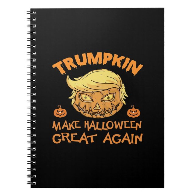 Cuaderno Calabaza de Trumpkin Halloween (Frente)