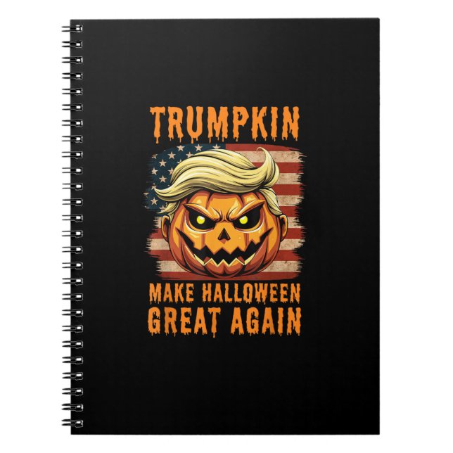 Cuaderno Calabaza de Trumpkin Halloween hace que Halloween  (Frente)