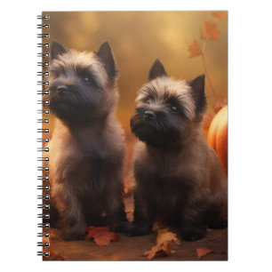 Cuaderno Calabaza deslumbrante de Cairn Terrier