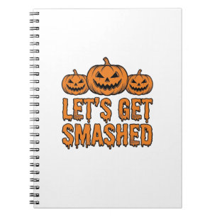Cuaderno Calabaza Divertida de Halloween Vamos a Romper