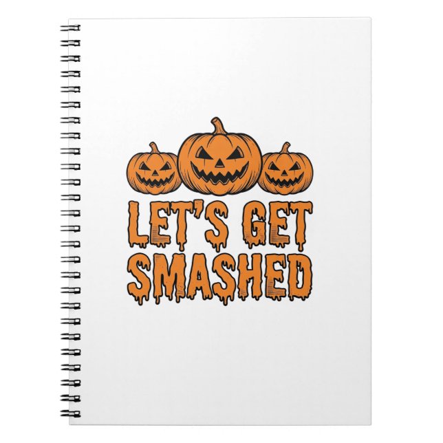 Cuaderno Calabaza Divertida de Halloween Vamos a Romper (Frente)