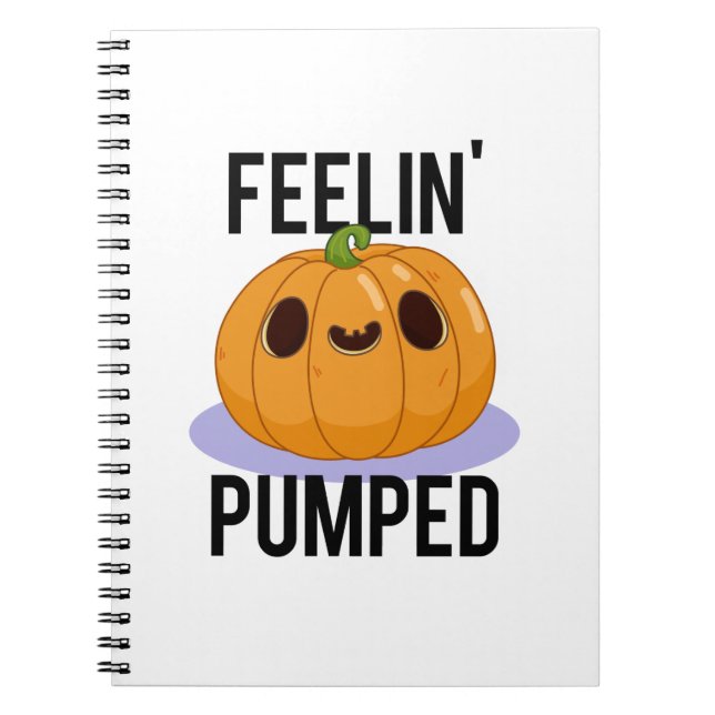 Cuaderno Calabaza Divertida Sentimiento Bombeado  (Frente)