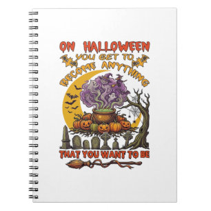 Cuaderno Calabaza Fantasma Gato Caldero Cualquier Cosa Hall