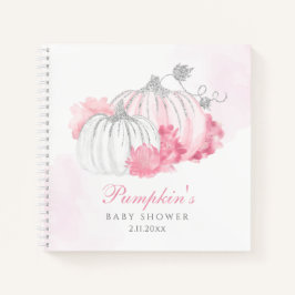 Cuaderno Calabaza Flora Rosa Bebé Chica Ducha Invitado