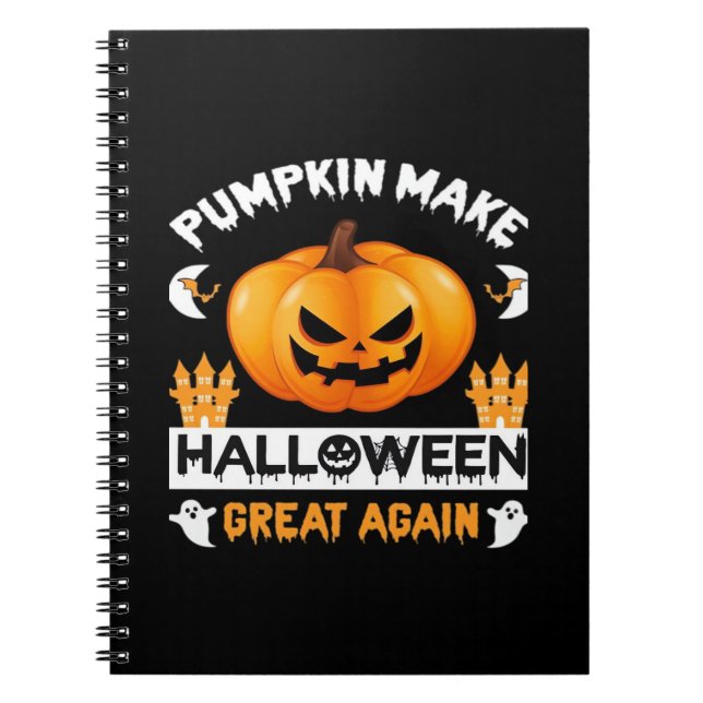 Cuaderno Calabaza hace que Halloween sea grande de nuevo (Frente)