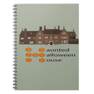 Cuaderno Calabaza haunda de la casa Haloween
