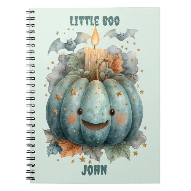 Cuaderno Calabaza Little Boo para Niños (Frente)