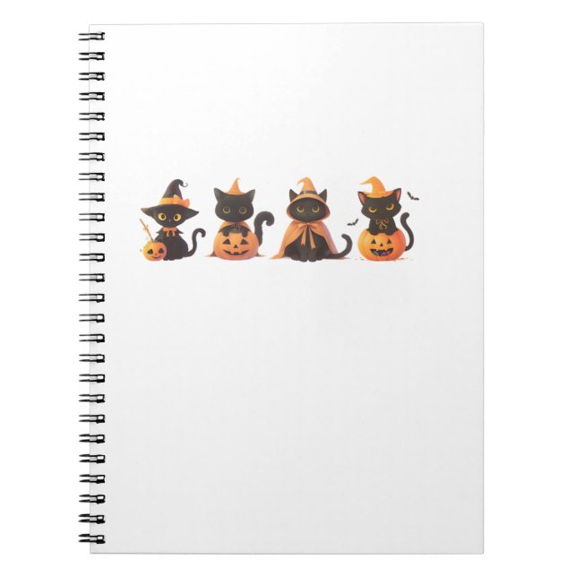 Cuaderno Calabaza para gato negro (Frente)